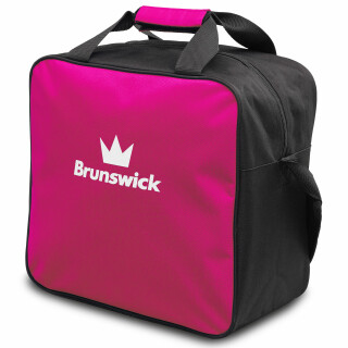 Set Brunswick Bowlingball TZone Frozen Bliss & Tasche TZone pink oder hellblau 15 lbs Pink