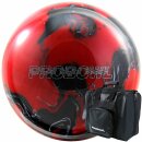 Set Bowlingball Pro Bowl rot schwarz silber und Tasche...