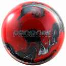 Set Bowlingball Pro Bowl rot schwarz silber und Tasche Deluxe 8 lbs