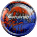 Set Bowlingball Pro Bowl blau orange silber und Tasche Deluxe 15 lbs