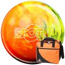 Set Bowlingball Storm Spot On und Tasche Ebonite Basic orange