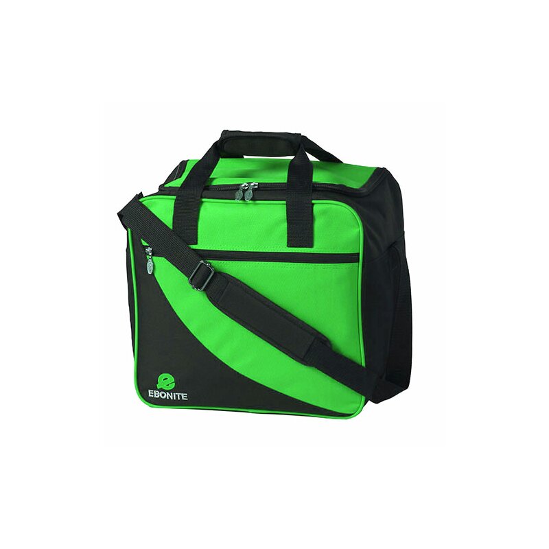 Bowling 1 Ball Tasche Ebonite Basic Bag mit Platz für Bowlingschuhe und Zubehör 