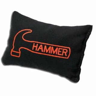 Hammer Bowling Ball Shammy Pad black orange Reinigungs Leder für Bowlingkugeln 