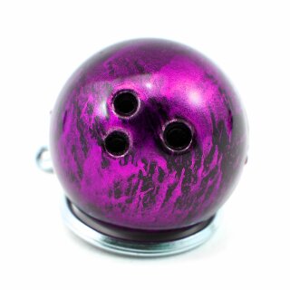 DV8 Bowlingball Schlüsselanhänger lila